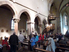 Sankt Crescentius on Tour in der Rhön (Foto: Karl-Franz Thiede)